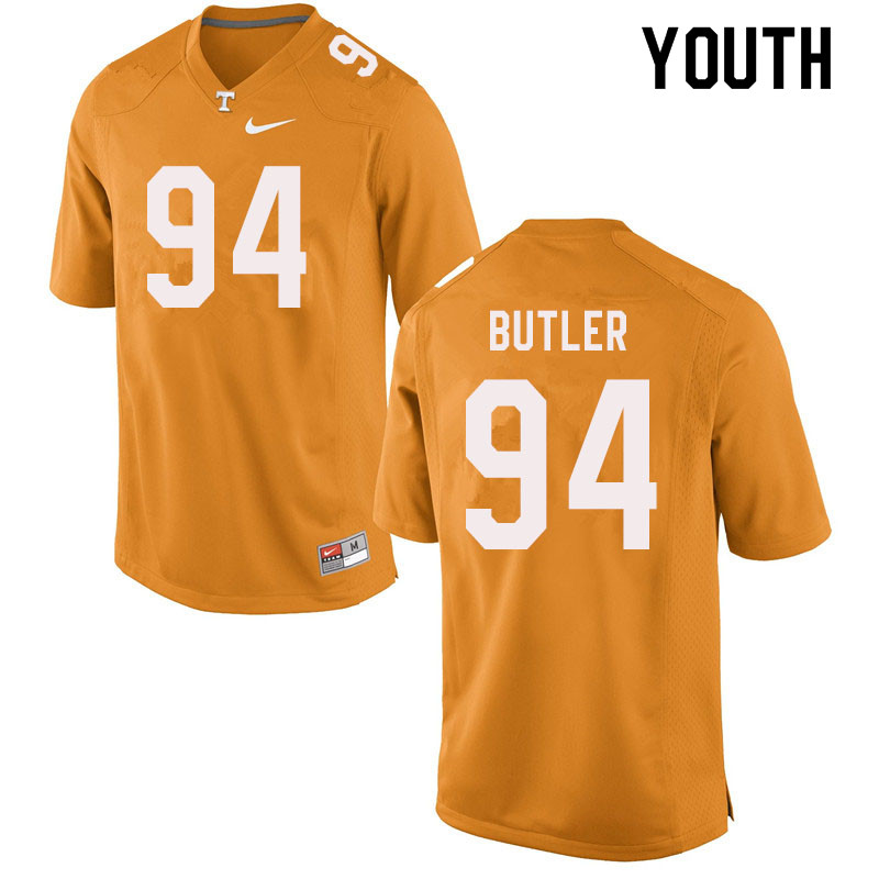 Youth #94 Matthew Butler Tennessee Volunteers College Football Jerseys Sale-Orange